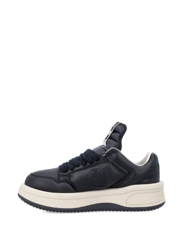 Rick Owens DRKSHDW レザースニーカー | ブラック | FARFETCH JP