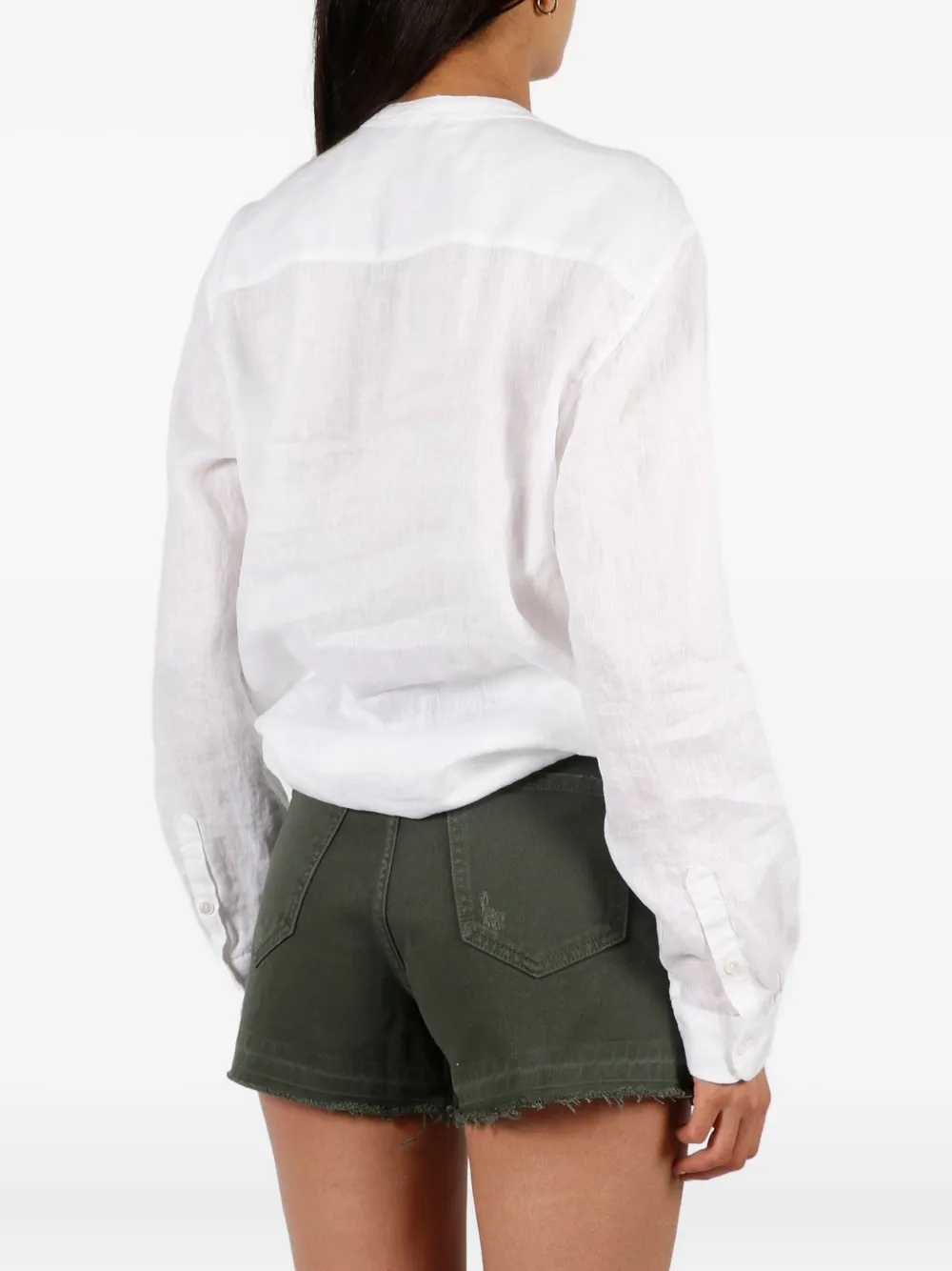 P.A.R.O.S.H. Linnen shirt Wit