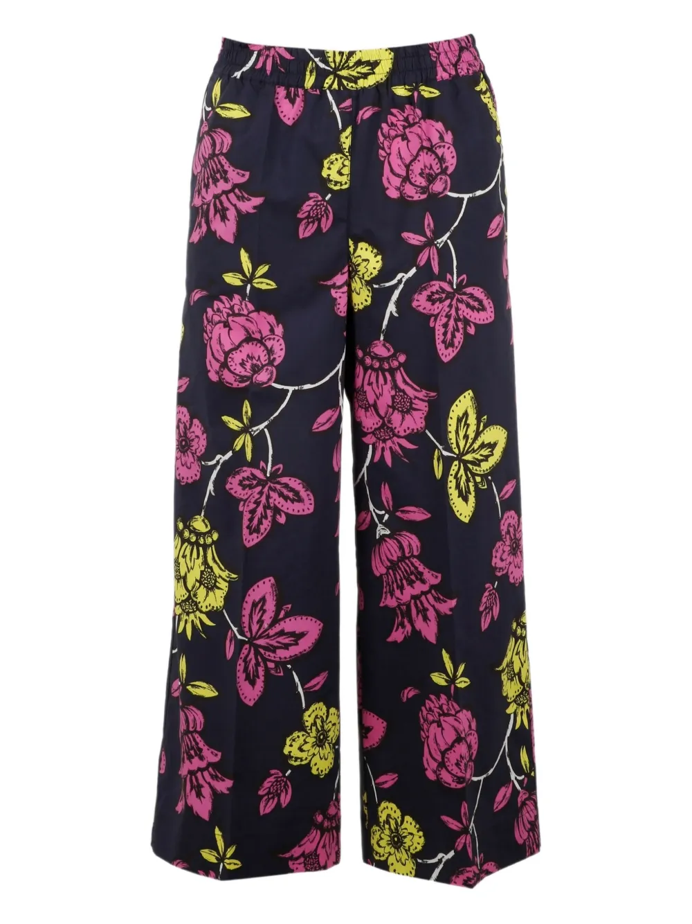 P.A.R.O.S.H. Katoenen cropped broek Blauw