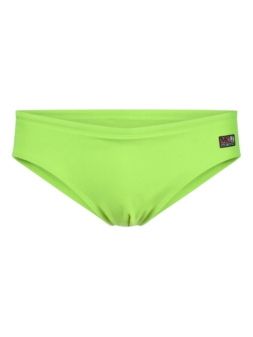 MC2 Saint Barth logo-appliqué swim trunks | Green | Image 1