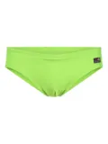 MC2 Saint Barth logo-appliqué swim trunks - Green