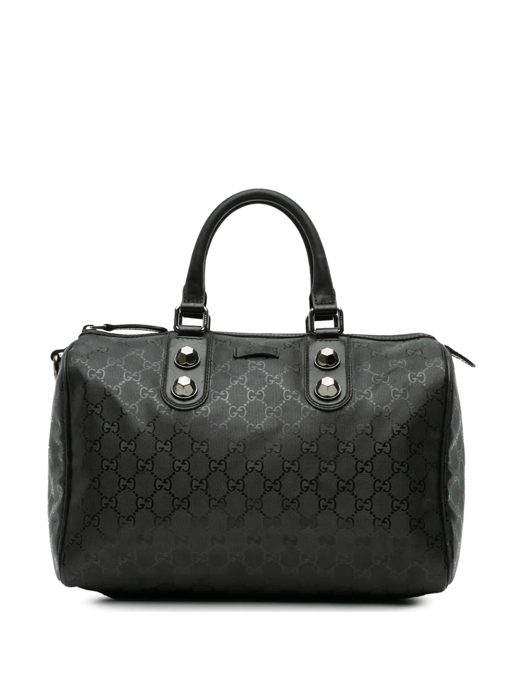 Gucci Pre-Owned 2016-2024 GG Imprime boston bag | Black | Image 1