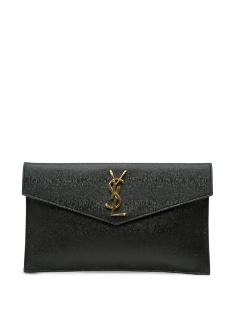 Saint Laurent Pre-Owned 2020 Grain de Poudre Uptown Pouch clutch bag