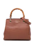 Gucci Pre-Owned 2016-2024 Small Calfskin Bamboo Shopper satchel - Brown