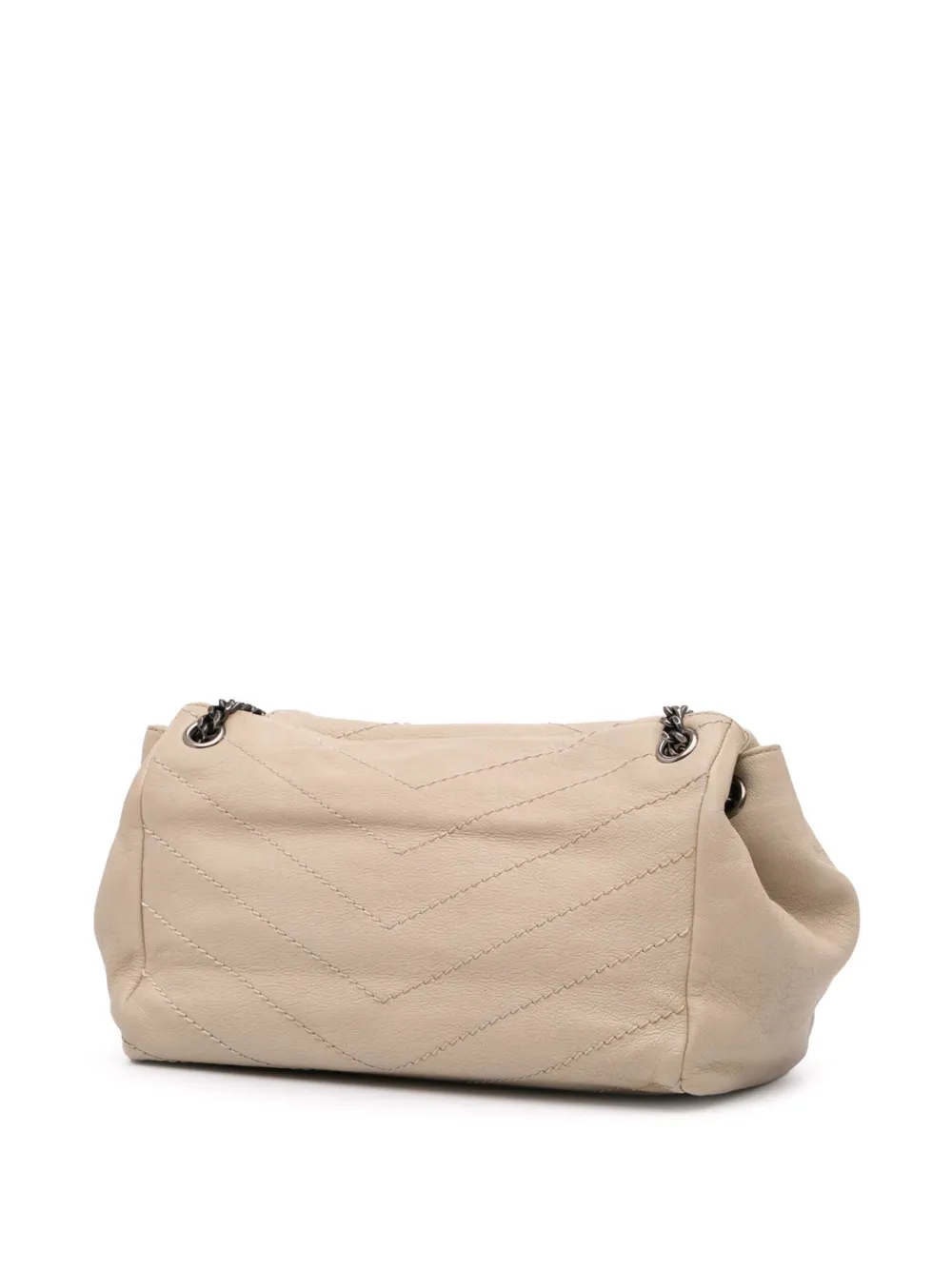 Saint Laurent Pre-Owned 2018 Small Chevron Lambskin Monogram Nolita shoulder bag | Pre-Owned | Image 2