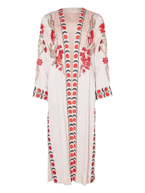 Temperley London Remi embroidered long coat
