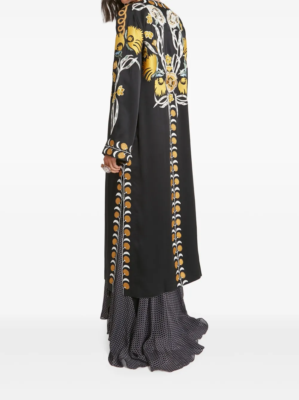 Temperley London Remi jas met borduurwerk Zwart