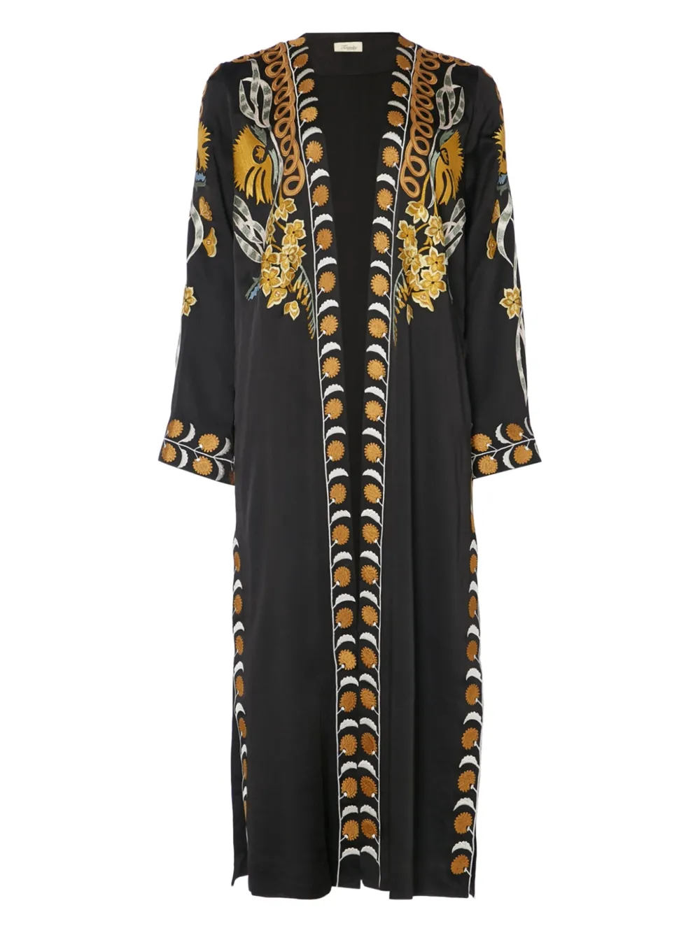 Temperley London Remi エンブロイダリーコート - ブラック Temperley London Remi エンブロイダリーコート - ブラック