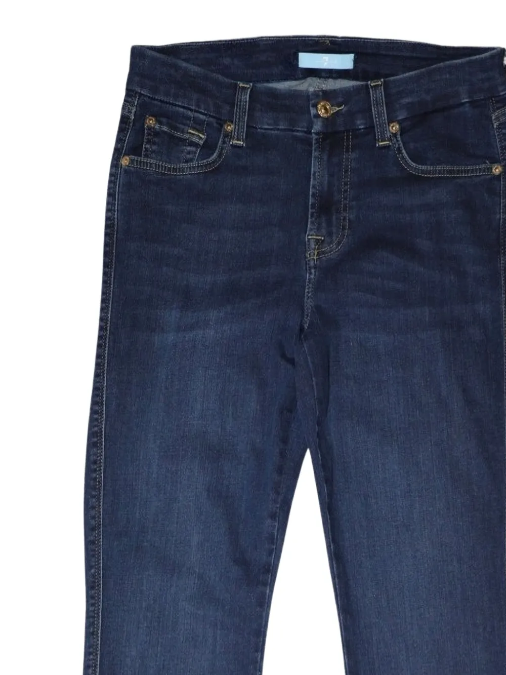 7 For All Mankind Kimmie straight-leg jeans - Blauw