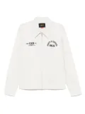 Deus Ex Machina logo-embroidered jacket - White