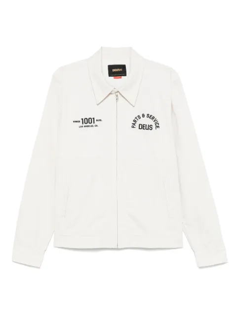 Deus Ex Machina logo-embroidered jacket