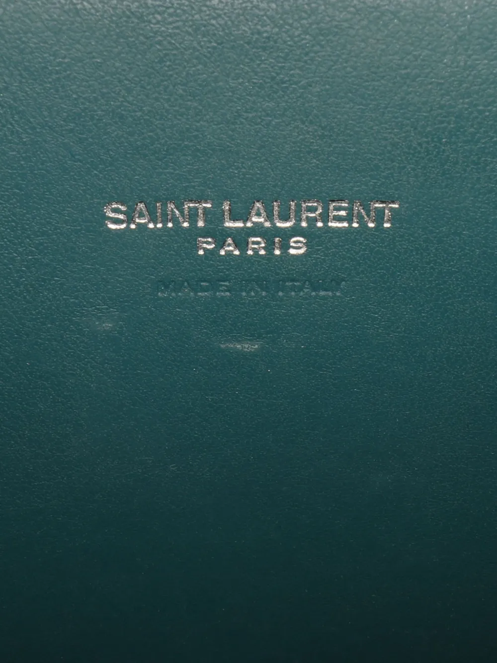Pre-owned Saint Laurent 2020 Nano Leather Sac De Jour Satchel In Green
