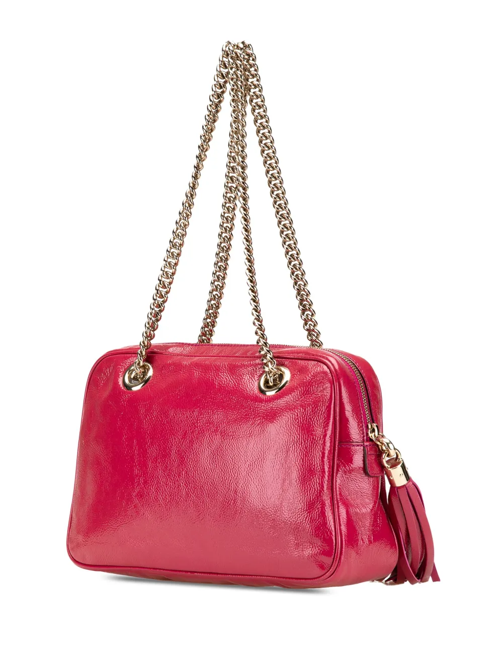 Gucci Pre-Owned 2000-2015 Patent Soho Chain Zip shoulder bag | Pre-Owned | Image 2