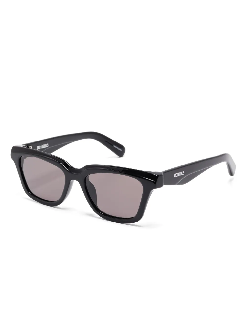 Jacquemus square-frame sunglasses - Zwart