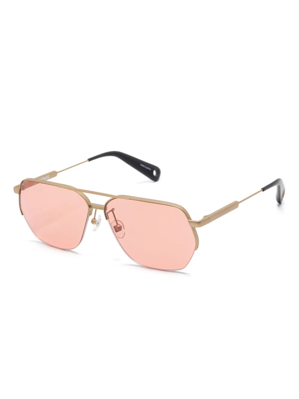 Jacquemus The Aviador sunglasses - Goud