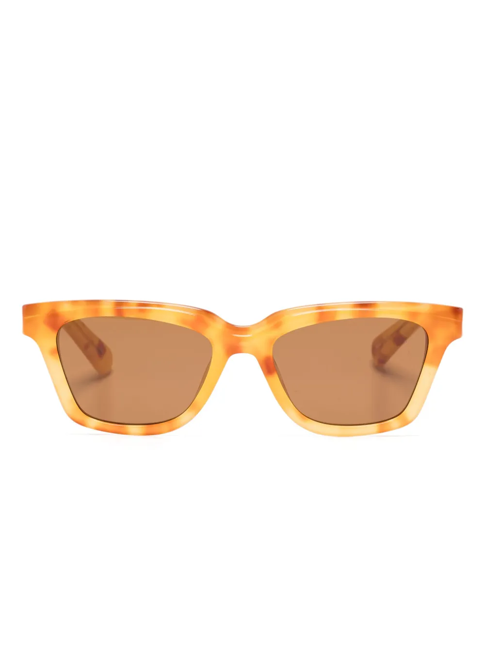 Jacquemus tortoiseshell sunglasses Oranje