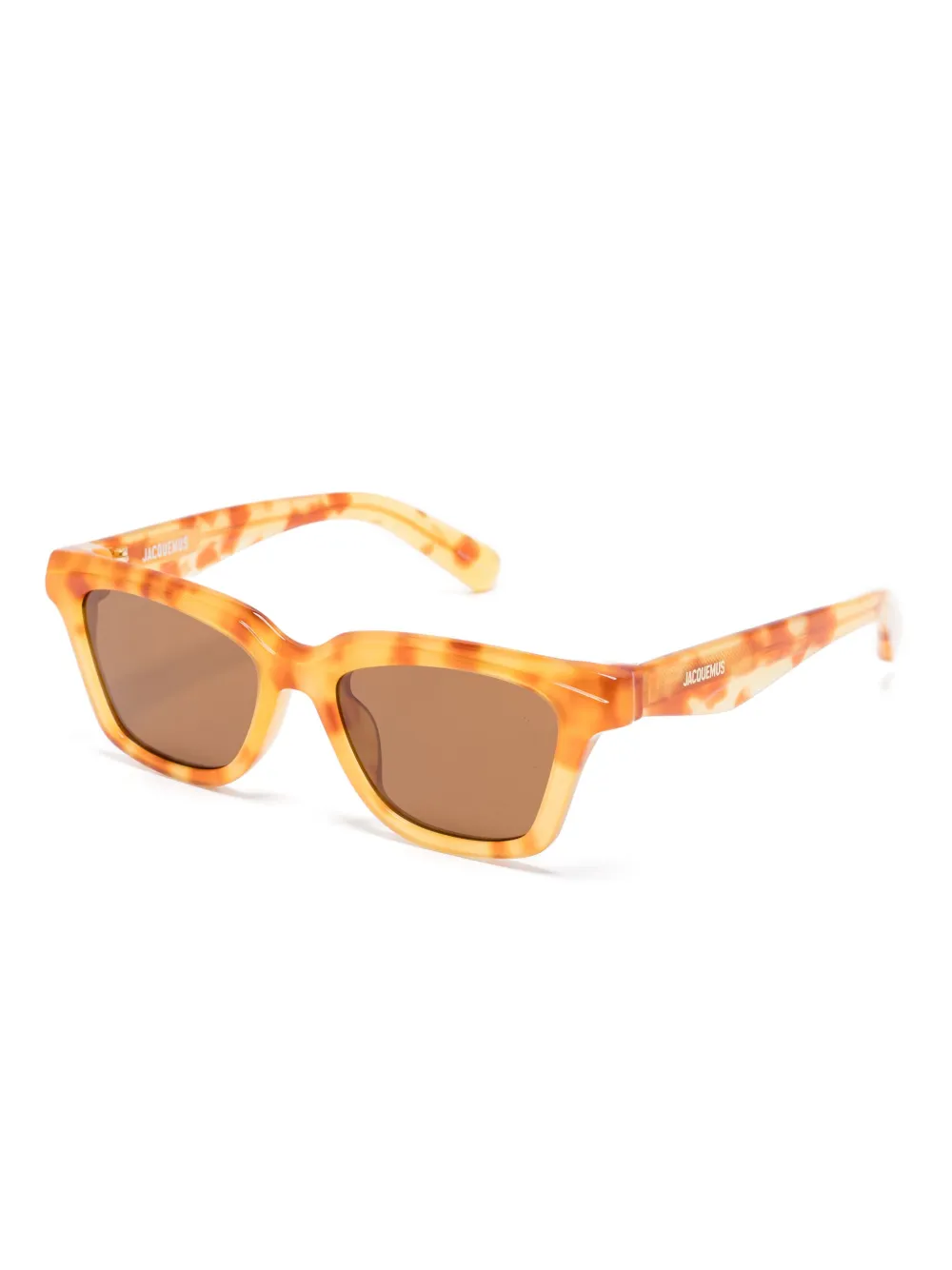 Jacquemus tortoiseshell sunglasses - Oranje