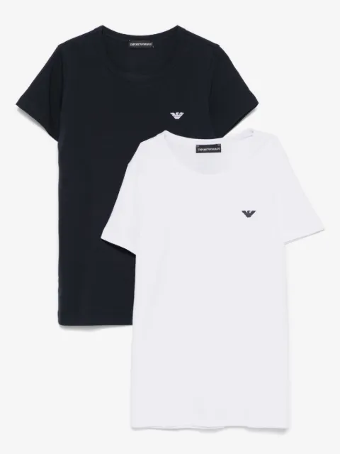 Emporio Armani Kids logo-embroidered T-shirt (pack of two)