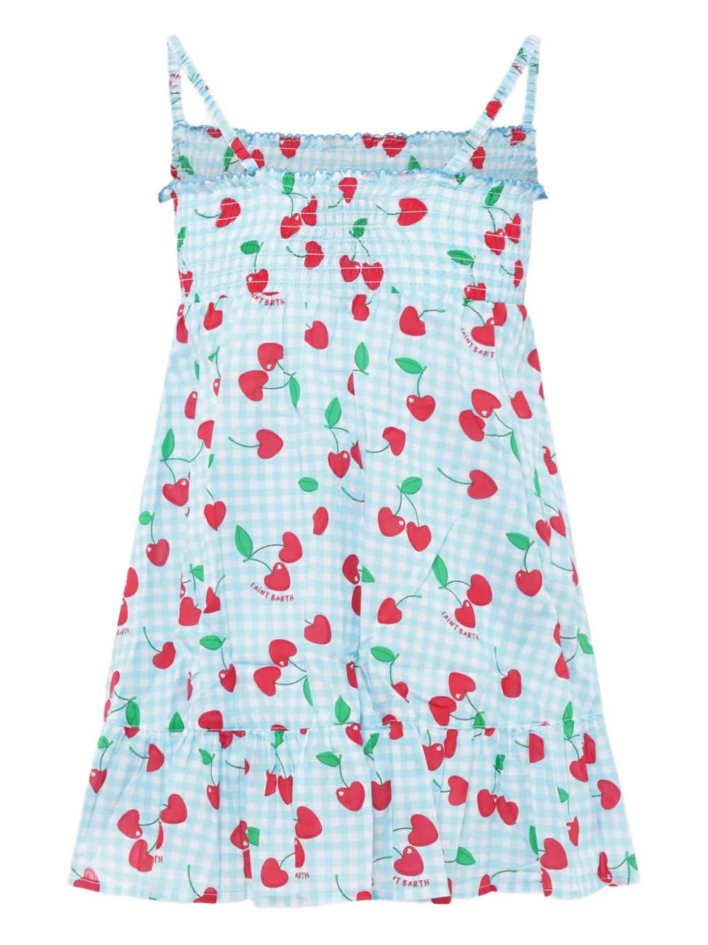MC2 Saint Barth Kids vestido de algodóntejido de canalé con pliegues en la falda | Vestidos casuales | Image 2