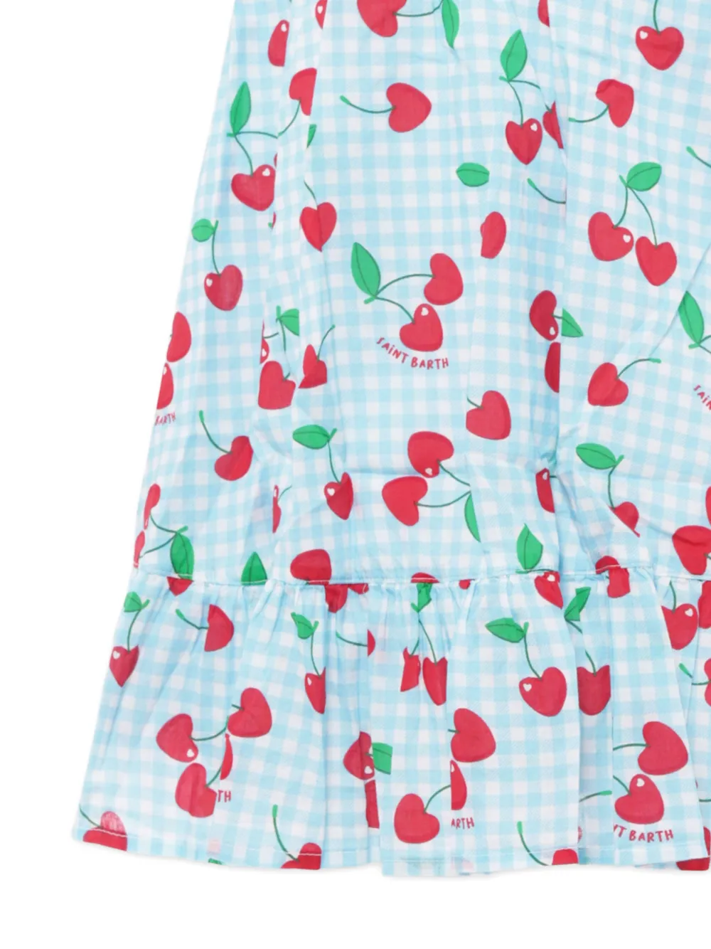 MC2 Saint Barth Kids Katoenen jurk Blauw