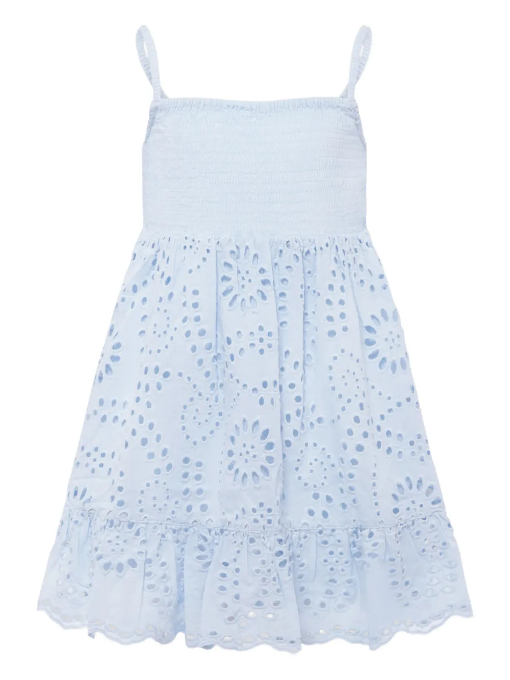 MC2 Saint Barth Kids コットン ワンピース - ブルー MC2 Saint Barth Kids コットン ワンピース - ブルー