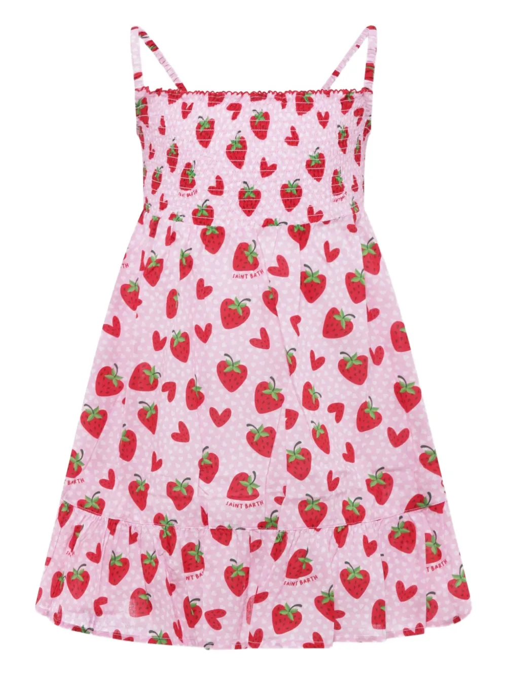 MC2 Saint Barth Kids コットン ワンピース - ピンク MC2 Saint Barth Kids コットン ワンピース - ピンク