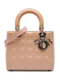 Christian Dior Pre-Owned 2016 Medium Patent Cannage Lady Dior satchel - Brown