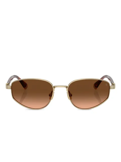 Brunello Cucinelli lentes de sol con armazón ovalada