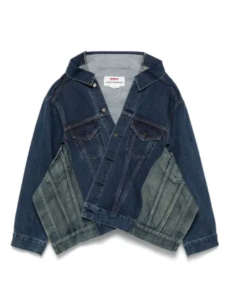 最終価格junya watanabe Levi's デニムジャケット Junya Watanabe x Levi's デニムジャケット | ブルー | FARFETCH JP
