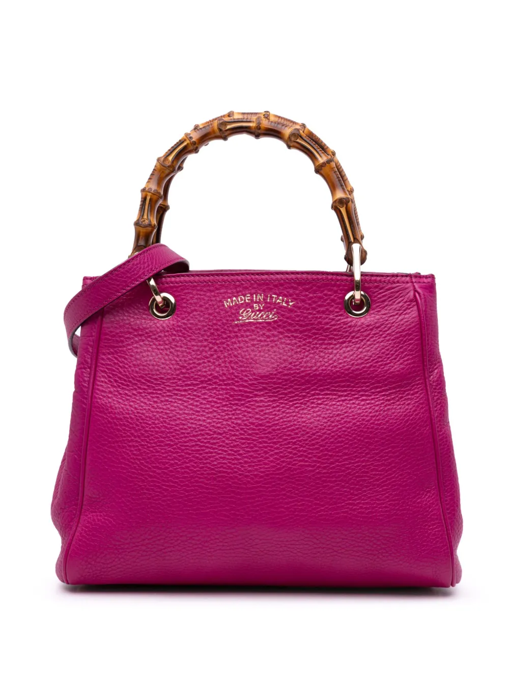 Gucci Pre-Owned 2000-2015 Small Calfskin Bamboo Shopper satchel - Rosa