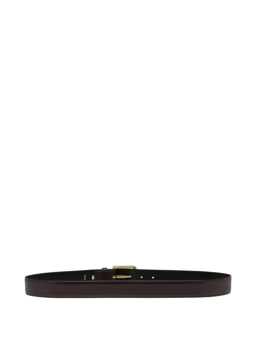 Officine Creative Leren riem met goudkleurige gesp Bruin