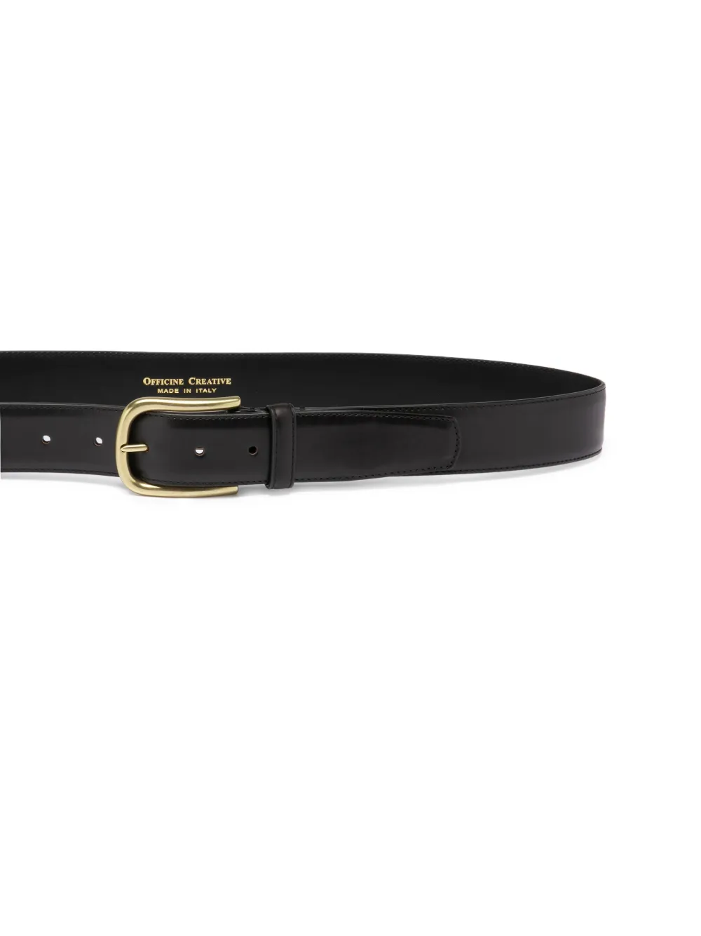 Officine Creative leather belt - Zwart