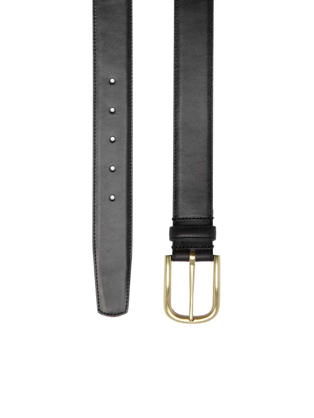 Officine Creative Zwarte leren riem
