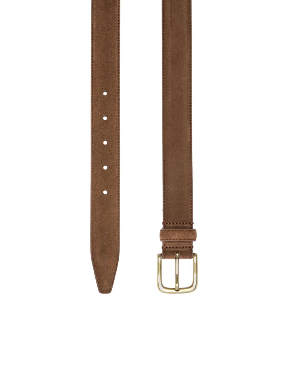Officine Creative Klassieke suède leren riem - Bruin