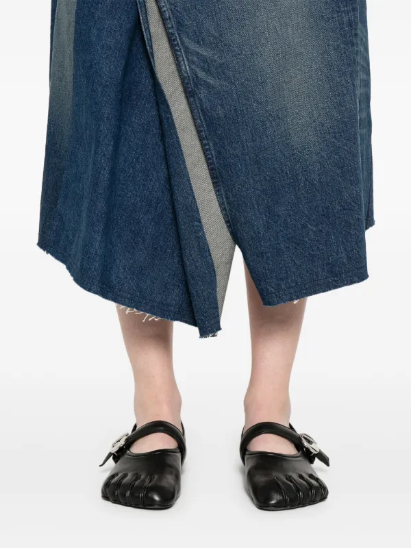 VIP【送料関税込】JUNYA WATANABE DENIM ASYMMETRIC SKIRT Junya Watanabe Blue Denim Asymmetric Skirt Junya Watanabe