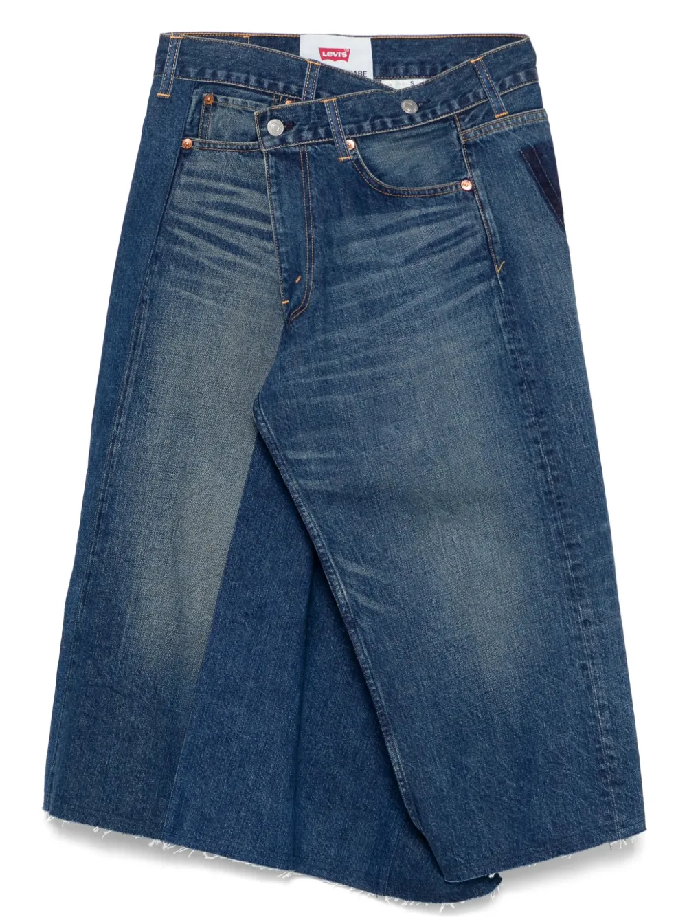 Junya Watanabe x Levi's デニムミディスカート - ブルー Junya Watanabe x Levi's デニムミディスカート - ブルー