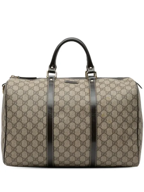 Gucci Pre-Owned bolsa boston Joy mediana con motivo GG Supreme 2016-2024