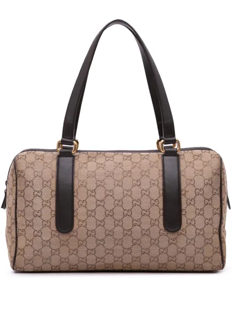 Gucci Pre-Owned bolsa boton en lona GG 2016-presente