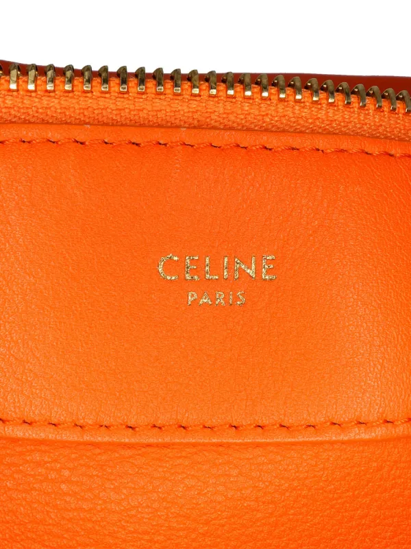 CELINE ミディアム ロミー ショルダーバッグ ポップオレンジ CELINE ミディアム ロミー ショルダーバッグ ポップオレンジ