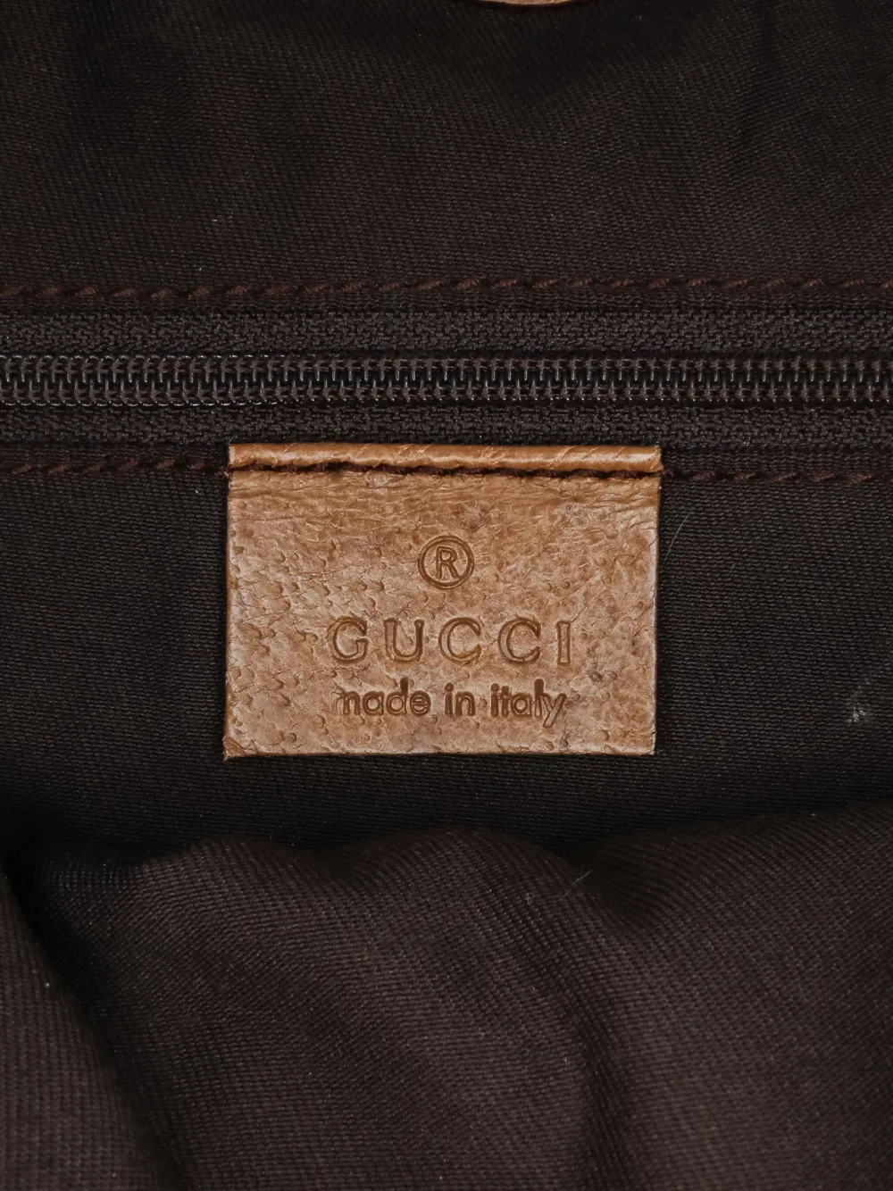 Pre-owned Gucci 2000-2015 Gg Canvas Eclipse Tote Bag In Brown