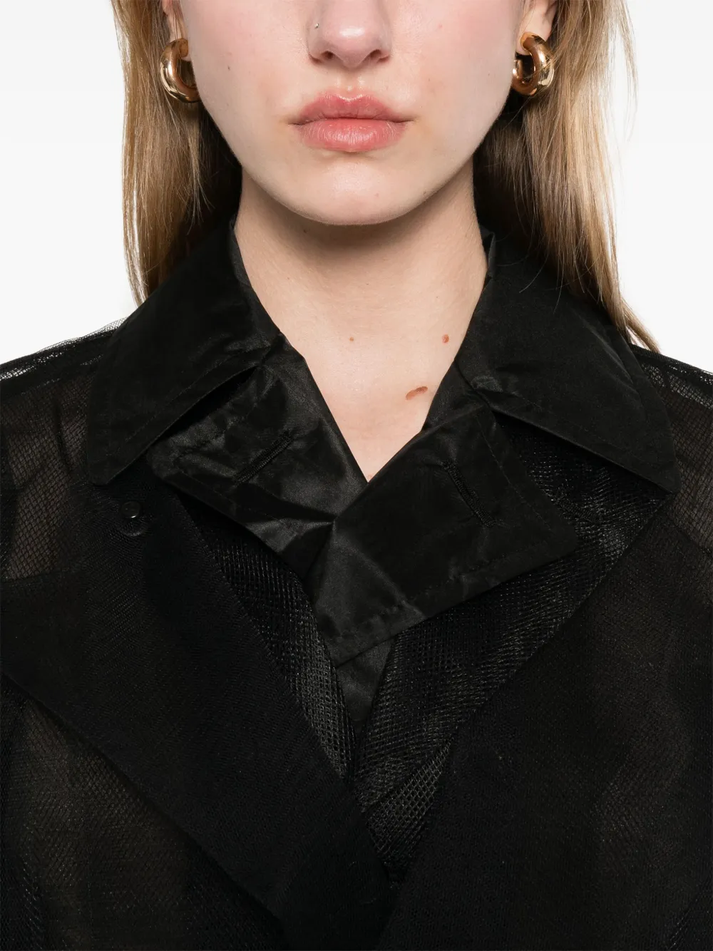 Comme Des Garçons Tulen blazer Zwart