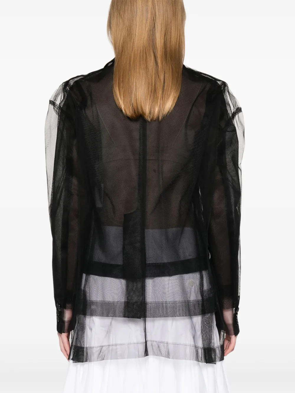 Comme Des Garçons Tulen blazer Zwart