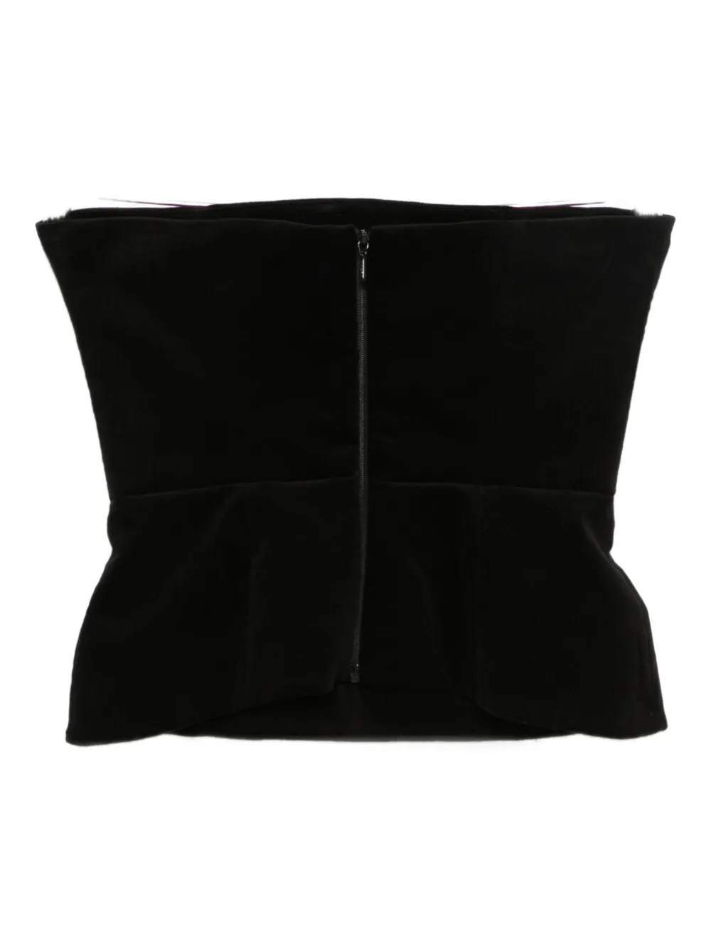P.a.r.o.s.h Peplum Top In Black