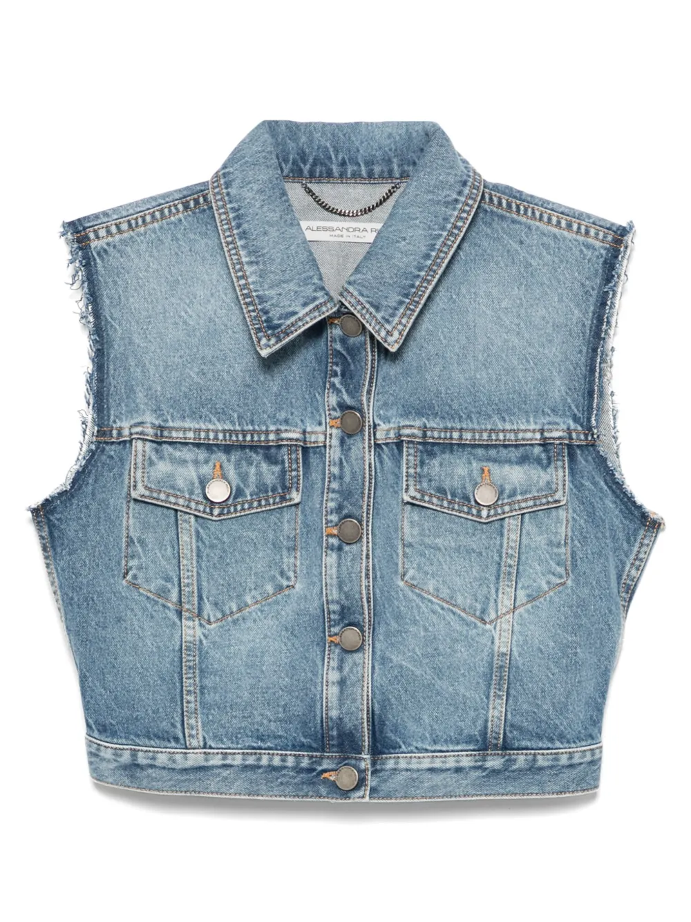 cropped waistcoat