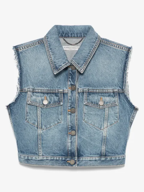 Alessandra Rich cropped waistcoat