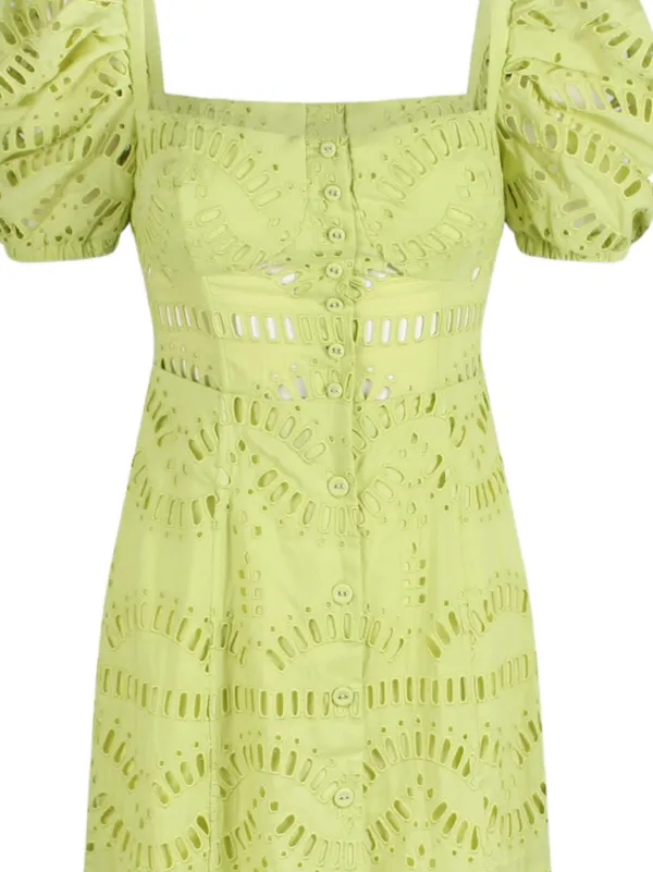 Charo Ruiz Ibiza Short Sleeve Dress | Green