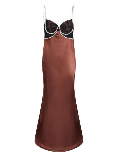 Self-Portrait satin dress