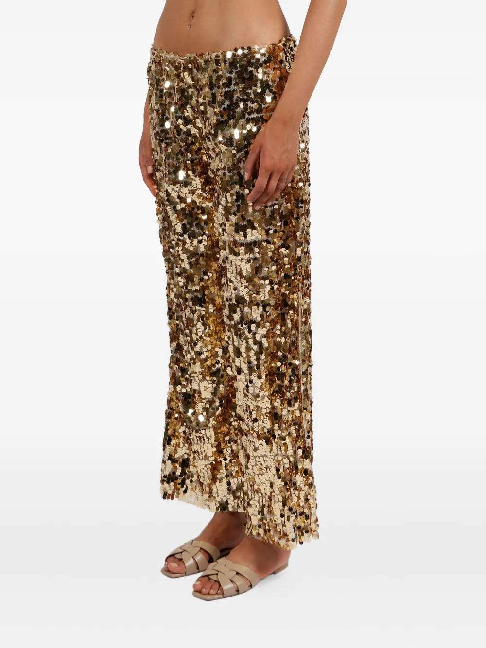 OSEREE SEQUIN-EMBELLISHED TROUSERS