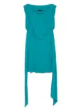 Gucci Pre-Owned 2000s cowl-neck midi dress - Blue