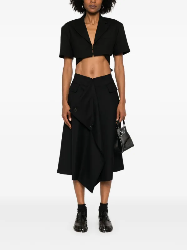 Noir Kei Ninomiya スカート | ブラック | FARFETCH JP